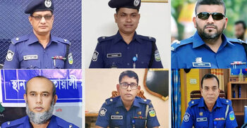 ময়মনসিংহে একযোগে ৬ থানার ওসিকে বদলি