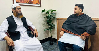 মামুনুল হকের সঙ্গে নাহিদ ইসলামের সাক্ষাৎ