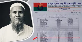 মারা যাওয়ার ৫ মাস পর বিএনপির কমিটিতে পদ পেলেন আফাজ উদ্দিন