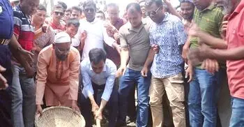 নওগাঁয় ৭ কিলোমিটার খাল পুন:খনন শুরু