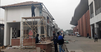 বাণিজ্যমেলার প্রস্তুতি শেষের দিকে, অপেক্ষা উদ্বোধনের