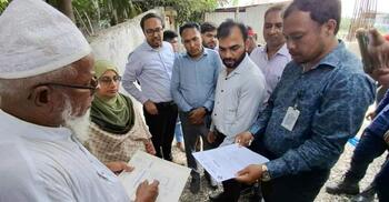 নারায়ণগঞ্জে নকশাবহির্ভূত নির্মাণাধীন ভবনে রাজউকের অভিযান