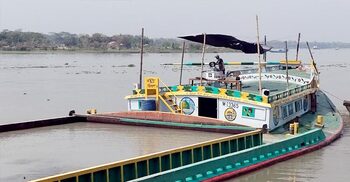 নড়াইলে অবৈধ বালু উত্তোলনের দায়ে ২ লাখ টাকা জরিমানা