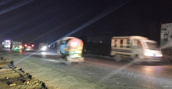 ১৩ ঘণ্টা পর ঢাকা-সিলেট মহাসড়কে যান চলাচল স্বাভাবিক