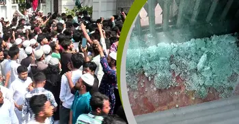 নাসীরুদ্দীন পাটোয়ারীর উপস্থিতিতে মসজিদে হুড়োহুড়ি, গ্লাস ভেঙে আহত ৫
