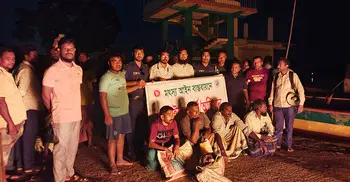 মোবাইল কোর্ট অভিযানে ২ লাখ টাকার অবৈধ জাল ধ্বংস ও নৌকা জব্দ