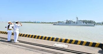 শুভেচ্ছা সফরে বাংলাদেশে পৌঁছেছে পাকিস্তান নৌবাহিনী জাহাজ