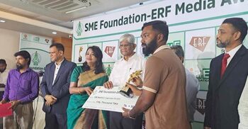 Jago News’ Nazmul wins SME Foundation-ERF Media Award