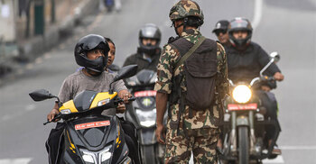 শুক্রবার পর্যন্ত কাঠমান্ডুতে কারফিউ জারি