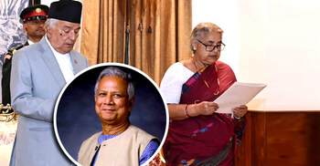 Yunus hails Karki, expects Nepal to walk towards stability