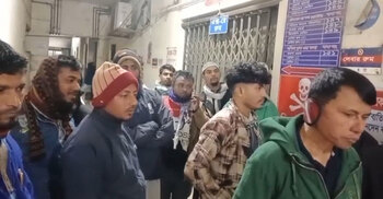 নেত্রকোনায় ট্রেনের ধাক্কায় দুই শ্রমিক নিহত