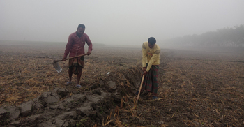 ‘এই ঠান্ডায় কাজ করা খুব কষ্টের’