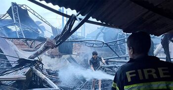 নোয়াখালীতে বাজারে অগ্নিকাণ্ড, ৩০ কোটি টাকা ক্ষতি দাবি