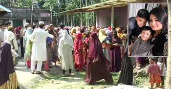 নোয়াখালীর নিহত ৫ জনের বাড়িতে শোকের মাতম