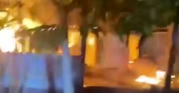 সন্ধ্যায় দুই প্রার্থীর সমর্থকদের সংঘর্ষ, রাতে বিএনপি নেতার বাড়িতে আগুন