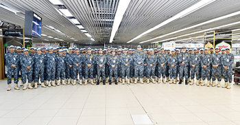 বিশ্বশান্তি রক্ষায় দক্ষিণ সুদান গেলেন নৌবাহিনীর ৭১ সদস্য