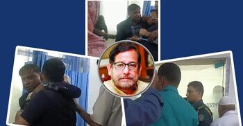 Asaduzzaman Noor, Tanvir face students' anger at BSMMU