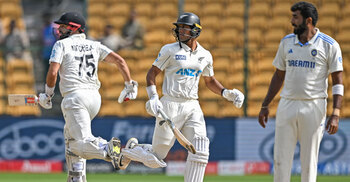 New Zealand record first Test win in India for 36 years