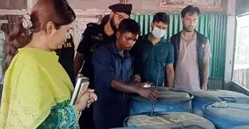 ব্রাহ্মণবাড়িয়ায় ১০ হাজার লিটার ডিজেল জব্দ