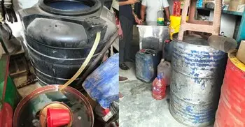 খিলক্ষেতে ফ্লেক্সিলোডের দোকানে মিললো জ্বালানি তেল