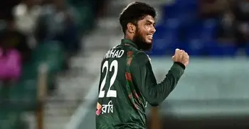 রিশাদের দুর্দান্ত থ্রোয়ে সাজঘরে রবিনসন