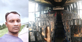 চাঁদা না পেয়ে বাসে আগুন, সাবেক নেতার ওপর নিষেধাজ্ঞা যুবদলের