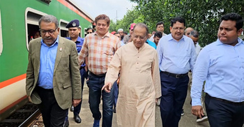পাবনা-ঢাকা ট্রেন চালুর সম্ভাব্যতা যাচাইয়ে পরিদর্শনে দুই সচিব