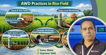 বোরো ধানের জমি শুকানোর গুরুত্ব