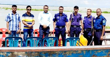 পদ্মায় অবৈধভাবে বালু উত্তোলন করায় লাখ টাকা জরিমানা