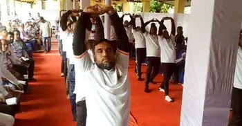 ভারতীয় হাইকমিশনের উদ্যোগে পঞ্চগড়ে ইয়োগা রানআপ