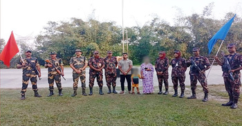 পঞ্চগড় সীমান্তে আটক তিন বাংলাদেশিকে ফেরত দিয়েছে বিএসএফ