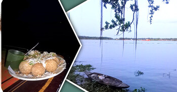 পানগুছির পাড়ে এক মনোরম সন্ধ্যা