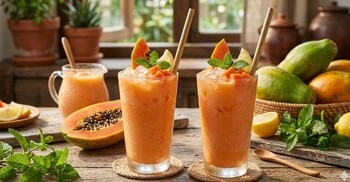 ঝটপট বানিয়ে নিন পাকা পেঁপের লাচ্ছি