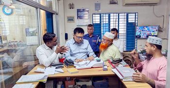 পটুয়াখালীতে তেলের দোকানে অভিযান, জরিমানা