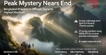 Bangladesh ready to name highest peak