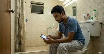 টয়লেটে ফোন স্ক্রল? এই অভ্যাসেই হতে পারে পাইলস