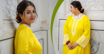 ফারসি সালোয়ারে স্বস্তিকা, স্মৃতির রঙে মাতলেন অভিনেত্রী