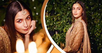 তিন দশকের পুরোনো শাড়িতে আলিয়ার আধুনিক ঝলক