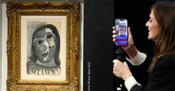 Paris raffle turns art lover into winner of Picasso’s $1m Head of a Woman