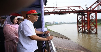 PM launches Surma riverfront project in Sylhet