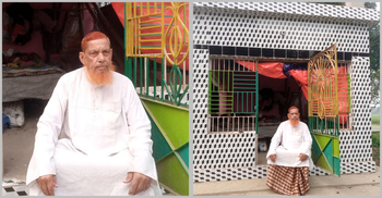 পিরের আদেশে নিজের তৈরি কবরস্থানে বাস করছেন বৃদ্ধ