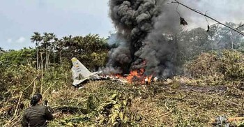 কলম্বিয়ায় সামরিক উড়োজাহাজ বিধ্বস্ত, নিহত ৬৬