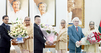 Envoys greet PM for polls victory