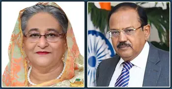 Hasina meets Doval in Ghaziabad