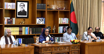 Ganabhaban doors open, want to sit with protesters: PM