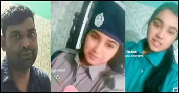 স্বামীর ইউনিফর্ম পরে টিকটক, পুলিশ কনস্টেবল প্রত্যাহার