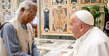 Yunus, Pope Francis launch 3Zero Club