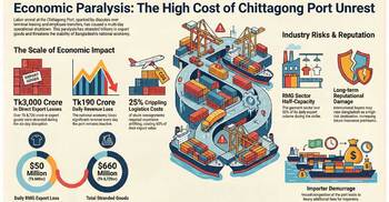 Chittagong Port unrest threatens Tk 3,000cr export loss