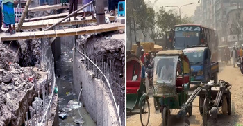 জলাবদ্ধতা থেকে যানজট; ঢাকা– ৬ আসনে অব্যবস্থাপনায় নিত্য দুর্ভোগ