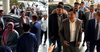 প্রথমবারের মত নিজ দপ্তরে এলেন  পর্যটন প্রতিমন্ত্রী  রশিদুজ্জামান মিল্লাত